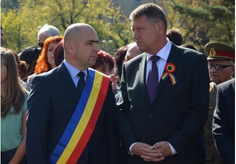 Ilie Bolojan și Klaus Iohannis în 2014, la Oradea