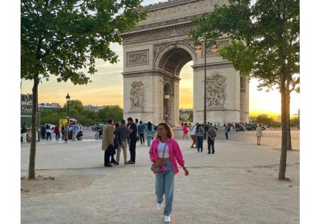 Irina Bara în Paris (foto: Instagram)
