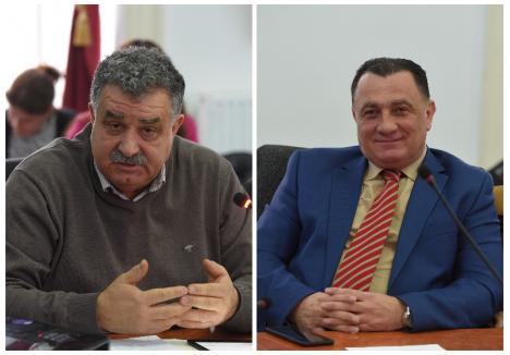 Pe vremuri colegi în PDL, Ionel Avrigeanu (foto stânga) şi Dorel Dume (dreapta) sunt acum colegi şi în ABA Crişuri
