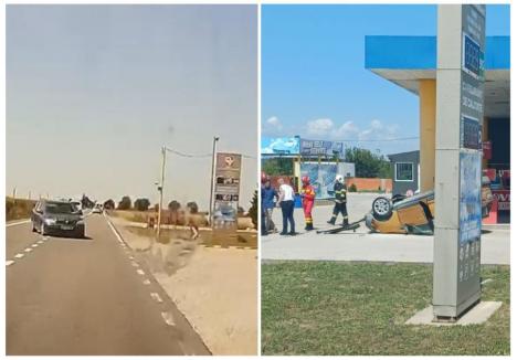 Surse imagini: camera de bord / grupul de Facebook INFO TRAFIC BIHOR & ORADEA