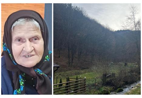 Femeia a fost găsită în apropiere de Izbucul Izbândiș, de pe raza localității Șuncuiuș (foto dreapta)