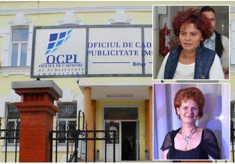 Daniela Moca (în foto, sus) şi Rozica Lucica Pantea (în foto, jos) au fost încarcerate pentru executarea pedepselor. OCPI Bihor va plăti în solidar cu funcţionara paguba victimelor