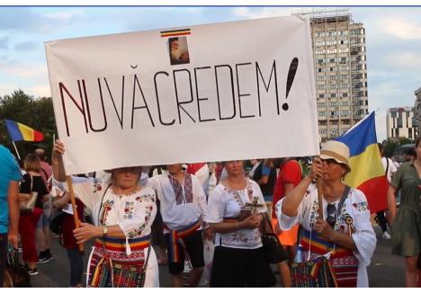 (captură de la protestul împotriva legii carantinei în România sursa: Facebook, Octavian Coman)