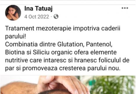 captura: Facebook Ina tatuaje