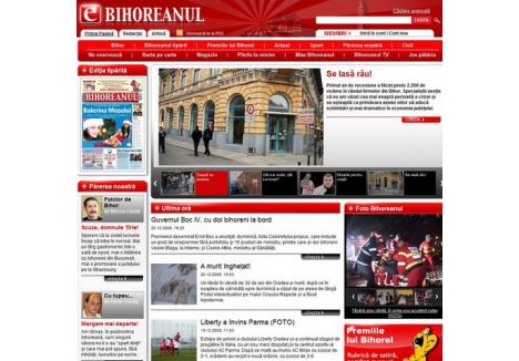 TOT NOI, CU "HAINĂ" NOUĂ. De săptămâna aceasta, BIHOREANUL începe cu e! www.eBihoreanul.ro este noul site pus la dispoziţie de aceeaşi echipă a săptămânalului. Site-ul conţine ştiri în timp real din toate domeniile de activitate, dar şi anchete exclusive, reportaje, editoriale, interviuri, bârfe ori "mărturisirile" lui Bihorel