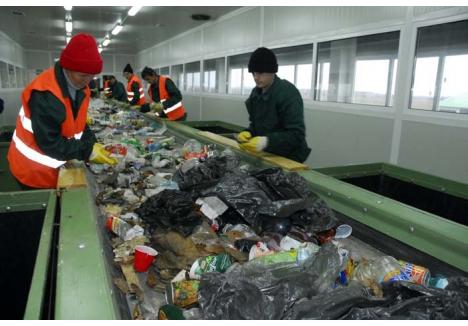 ÎN CREŞTERE. În 2013, staţia de sortare a Eco Bihor a valorificat 3.138 tone de deşeuri reciclabile, cu 800 de tone mai mult decât în 2012
