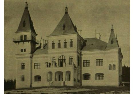 Castelul Zichy în 1898