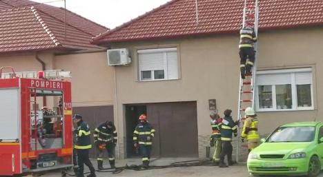 Sezonul coșurilor de fum în flăcări: Incendiu la hornul unei case din Oradea