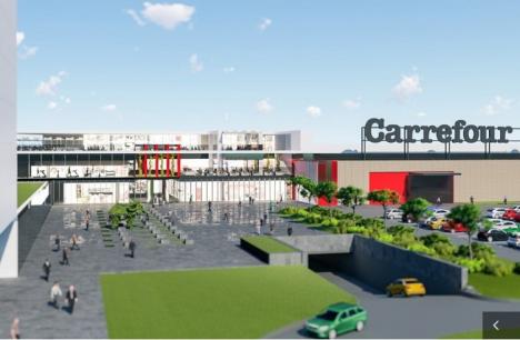 Lotus Center se extinde: Mall-ul se prelungeşte până la Trade Center şi o piaţetă va fi amenajată deasupra şoselei (FOTO)