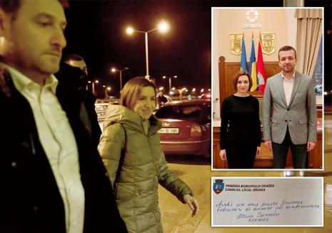 Secretul președintei: BIHOREANUL dezvăluie ce a căutat la Oradea președinta Republicii Moldova, Maia Sandu (FOTO)