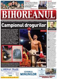 Nu ratați noul BIHOREANUL tipărit! Unul dintre cei mai cunoscuţi luptători de K1 din România s-a dovedit a fi traficant de droguri