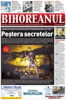 Nu rataţi noul BIHOREANUL tipărit: O peşteră din Bihor este scena unei descoperiri unice în România şi rară la nivel mondial, ţinută la secret de autorităţi