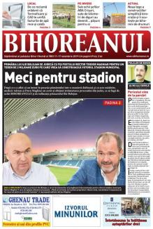 Nu ratați noul BIHOREANUL tipărit: Bolojan contra fraţii Maghiar, un război cu o miză de 2 milioane euro, terenul viitorului stadion municipal