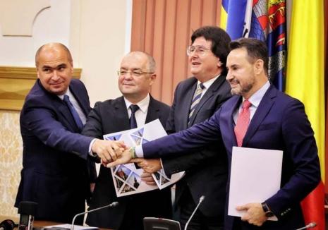 Vestul şi... restul! Primarii din Oradea, Timişoara, Arad și Cluj au înfiinţat Alianţa Vestului ca să atragă mai uşor fonduri europene
