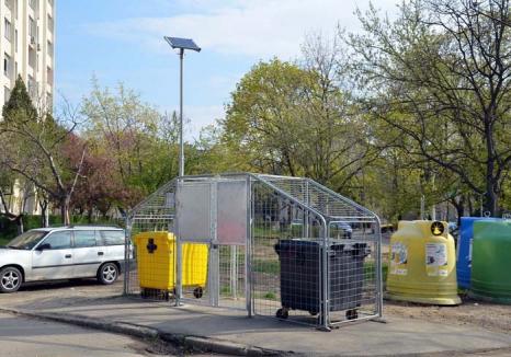 „Lacăt” solar: RER Ecologic Service a dotat trei ţarcuri pentru deşeuri cu închidere centralizată pe bază de energie solară (FOTO)