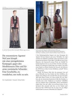 Abureala-Couture: Un reportaj amplu despre păcăleala Bihor Couture a apărut într-o revistă din Germania (FOTO)