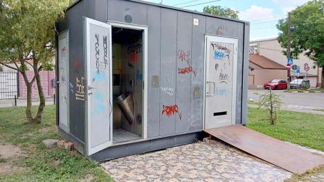 Ne enervează: Halul în care arată toaleta publică de pe strada Padișului