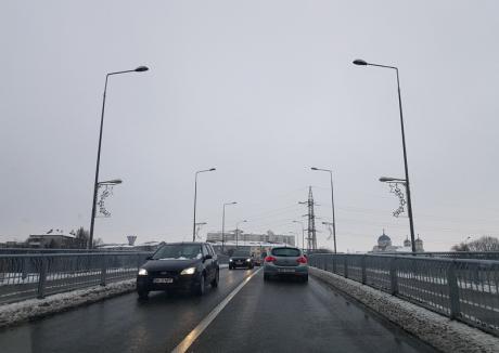Oradea ninsă: RER Vest a intervenit aproape 24 de ore continuu, pentru deszăpezire (FOTO)