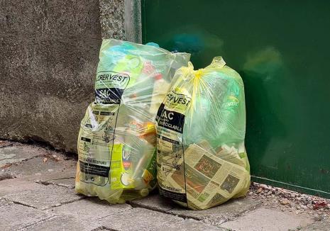 RER Vest continuă distribuirea sacilor galbeni în Oradea