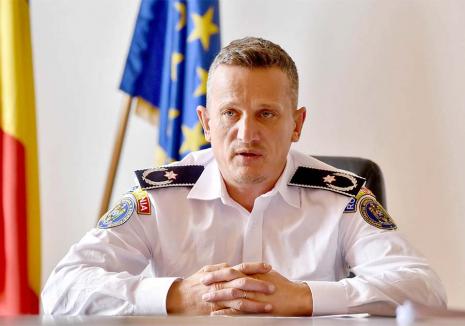 Chestorul Alin Haniș, șeful Inspectoratului de Poliţie Bihor: „Poliția nu trebuie să fie vizibilă, ci eficientă”