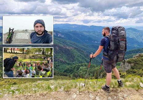 Ranger pe viață: Fost „junior ranger”, Marcus Drimbea îi învață pe copiii de la sate să iubească natura (FOTO)