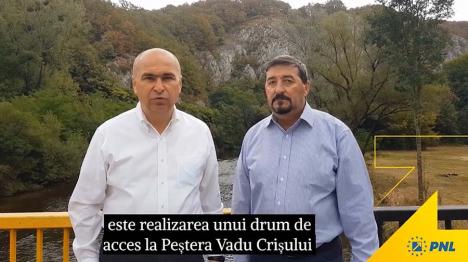 Drumul nimănui: Drumul construit ilegal în defileul Crişului Repede a fost promis în campanie de Ilie Bolojan (FOTO / VIDEO)