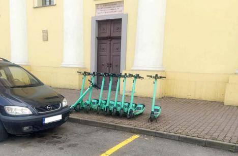 Țin de trotinetă! Primăria Oradea vrea să păstreze trotinetele Bolt, în ciuda numeroaselor reclamații (FOTO)