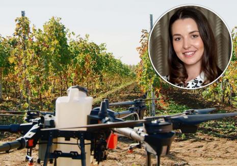 Viticultură cu drona: Școlită în Vest, Betty Darabont a modernizat afacerea familiei, adoptând folosirea dronelor în vii (FOTO/VIDEO)