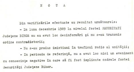 Secretele Securității: Documente desecretizate de SRI descriu atmosfera sumbră din Bihor în preajma Revoluției din decembrie 1989 (FOTO)