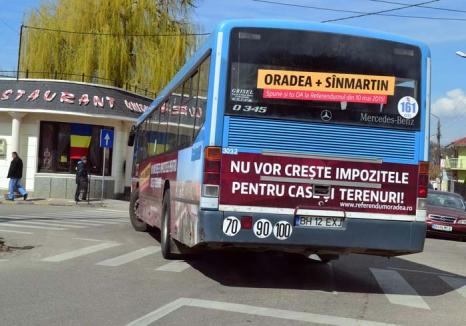 La jumătate de preţ: Unirea cu Oradea va ieftini mult transportul 'navetiştilor' din Sînmartin