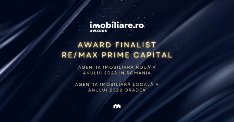 RE/MAX Prime Capital a intrat în finala premiilor Imobiliare.ro Awards 2023