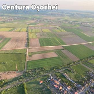 Imagini aeriene: Cum se văd, de la înălțime, lucrările la centurile din Oșorhei, Nojorid, Sânmartin și Sântandrei (FOTO)