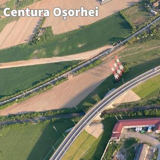Imagini aeriene: Cum se văd, de la înălțime, lucrările la centurile din Oșorhei, Nojorid, Sânmartin și Sântandrei (FOTO)