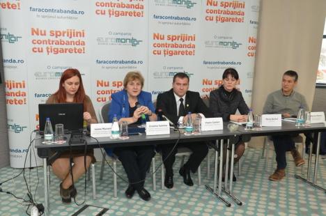 Prima campanie din Transilvania împotriva contrabandei cu ţigarete a fost lansată la Oradea (FOTO)