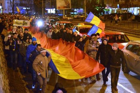Oradea se ridică! Ordonanţa adoptată în secret de Guvernul PSD-ALDE a determinat cele mai mari proteste din istoria recentă a Oradiei