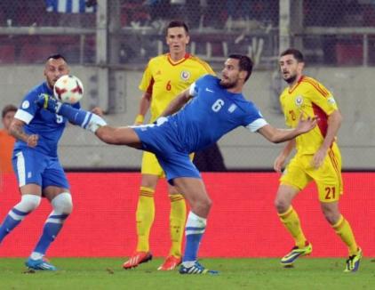 România a luat bătaie de la Grecia, cu 3-1, în barajul de calificare la Campionatul Mondial 2014