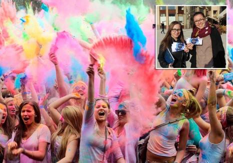 Petrecere-curcubeu: Studenţii străini de la Medicină organizează sâmbătă primul Festival al Culorilor din Oradea