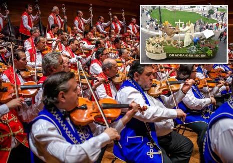 Festival cu flori şi viori: Carnavalul florilor îi aduce în premieră la Oradea pe cei 100 de muzicieni ai Orchestrei Ţigăneşti din Budapesta