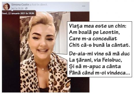 Bolnavi de mazilită: O artistă s-a refugiat de preaviz în concediu medical, dar ţine 'cântări' pe Facebook (VIDEO)