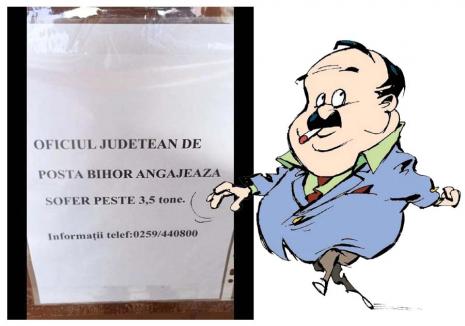 Greu la Poștă! Poșta din Bihor operează mai greu cu limba română
