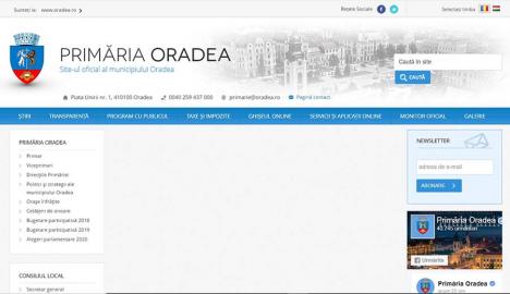 'Transparenţă' totală: Site-ul Primăriei Oradea suferă serios la capitolul informaţii publice