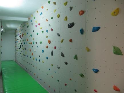 Tot mai sus! Doi orădeni pasionaţi de căţărat au deschis o sală cu pereţi de escaladă (FOTO)