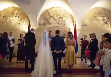 Nunta cu grifoni: Sala cu grifoni din Muzeul Cetății, transformată în casă a căsătoriilor
