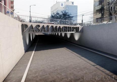 Pasajul subteran de sub Bulevardul Magheru va fi amenajat de constructorul Podului Centenarului
