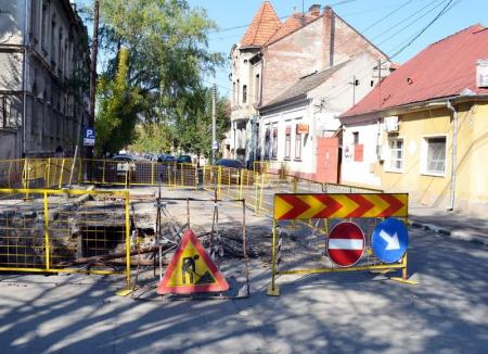 Strada Mihai Eminescu din Oradea se închide pe o porţiune, până la sfârşitul lunii martie