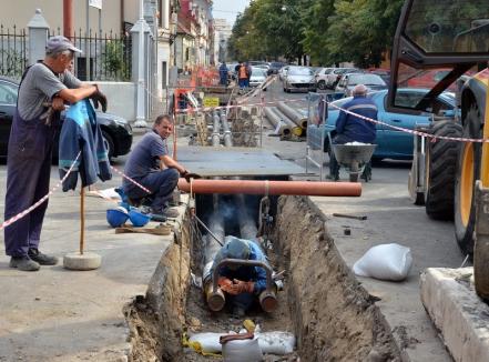 Atenţie, lucrări! Strada Mihai Eminescu din Oradea se închide parţial pentru două săptămâni