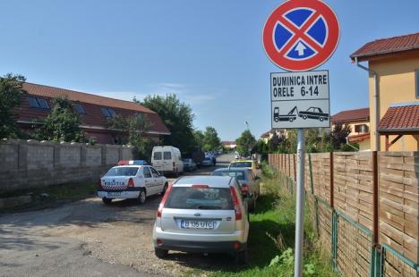 Protest... cu ridicări: "Hingherii" de maşini au descins în cartierul Europa când localnicii protestau împotriva vizitatorilor din Ócska (FOTO)