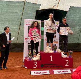 Orădeanca Patricia Goina, pe podium la turneul de tenis Transilvania Masters (FOTO)