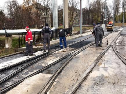 Noua linie de tramvai din Oradea ar putea fi dată în funcţiune din 15 decembrie (FOTO)