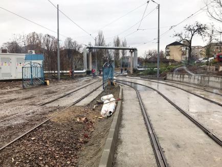 Noua linie de tramvai din Oradea ar putea fi dată în funcţiune din 15 decembrie (FOTO)